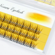 a형 a컬 속눈썹 인조 가닥 셀프 QSTY-120 클러스터 퍼스널 V 샌드위치 이식용 싱글 터프트, [01] C, [01] 0.10mm, [05] 12mm