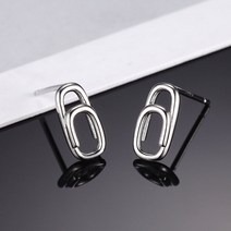 DFMEI S925 실버 귀걸이 남성 싱글 페미닌 힙합남 귀걸이 실버 귀걸이 눅하다