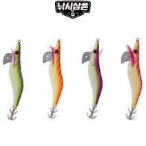 다까미야 에기 봄버 야광 하드베이트(에기) 낚시삼촌, 오렌지, 4.0호