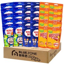 블루존 박카스 젤리 10개 + 박카스 젤리 신맛 10개 + 비타 500 젤리 10개, 48g, 1세트