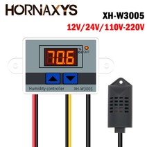 XH-W3005 습도 조절기 디지털 습도 조절기 습도 측정기 습도 조절기 12V 24V 220V, 02 24V