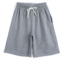 스판 함유 남성 츄리닝 두줄 반바지 반바지코디 바캉스 캐주얼반바지 트레이닝바지 남자5부바지 남성바지