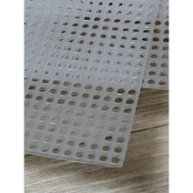메쉬보드 가방 옆판 바닥재 잘라쓰는 원형 니팅네트망, 화이트 5개, 5개
