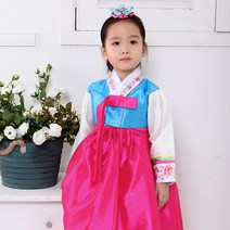 [럭셔리한복] 907.꽃나비고름비취(여) _ 아동한복 여아한복 돌한복 유아 아이한복 물실크원단 저고리 전통 스타일