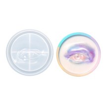 향전 R3MC 재 포수 실리콘 몰드 향 스틱 홀더 눈 입 모양 홀더 수지 에폭시 주조, 2.Eye
