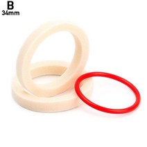 포크 스폰지 오일 흡수 스폰지 32343536mm 산악 자전거 쇼크 업소버 프론트 링 오일 씰 씰링 링 빨간색 원, 02 B