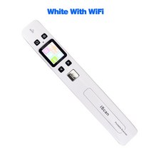 북스캔 책스캔 사진 스캐너 휴대용 iScan A4 WIFI 1050 USB 책 문서 이미지, 01 WHITE