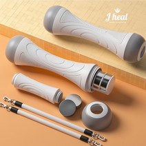 제이힐 멀티펑션 뎀벨바 중량 무게조절 덤벨봉 조립식 홈트 튜빙밴드 아령 3.5kg 세트, 러블리 핑크