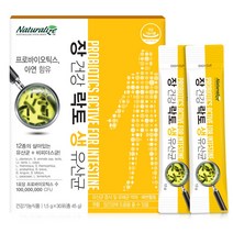 장건강 락토 생 유산균 락토바실러스 플란타룸 파라카제이 비피더스 비피덤 아시도필루스 비타민B 치커리 발효효소 건강기능식품 식약처 인증, 락토 생 유산균 60포