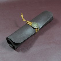 여행용파우치 전각 조각 가죽커버 석 칼세트 칼자루 칼집 공구함 구급 가방 753833130, 롤 가죽커버