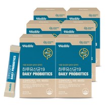 대상웰라이프 하루유산균19 6박스 (2g x 180포) 정상적인 면역기능 100%정품 160501