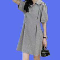 봄 여름 빅카라 미니 원피스 키작녀 미시룩 휴가룩 여행룩