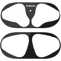 일본직발송 2. 모토모 MOTOMO AIRPODS용 DUST GUARD [ 금속 분말 침입 방지 씰 에어 포즈 더스트 가드 FOR, AIRPODS  블랙_선택 옵션, 상세 설명 참조0