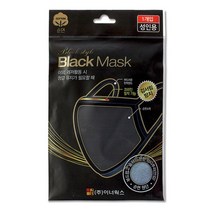 블랙 면 마스크 검정마스크 이너웍스 마스크 (성인용)