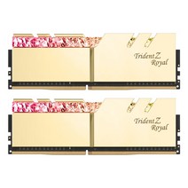 지스킬 DDR4 8GB TRIDENT Z ROYAL 램 데스크탑용 GOLD PC4-28800 CL18 2p