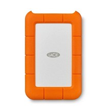 LaCieLAC9000633 러기드 미니 4TB 외장 하드 드라이브 휴대용 HDD - USB 3.0 및 2.0 호환 낙하 충격 방지 방진 방수 셔틀 Mac PC 데스크톱 노트북용, SSD, 1TB