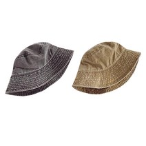 MDIV 빈티지 워싱 버킷햇 2P