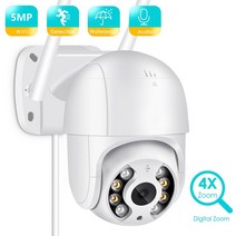 5mp ptz ip 카메라 wifi 야외 ai 인간 감지 오디오 1080p 무선 보안 cctv 카메라 p2p rtsp 4x 디지털 줌 wifi 카메라, 5mp 64GB 카드, 협력사, 나는 플러그