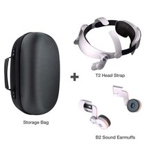 스마트글라스 vr기계 가상현실게임 안경 헤드셋 oculus quest 2 fiit 플스, t2 b2와 가방