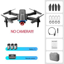 가성비 헬리캠 산업용 나노 둥둥 KDF-S65 4K 미니 드론 HD 와이파이 FPV 100P 카메라 높이 고정 R 접이식, 03 Black-No C-3B
