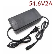 파워뱅크 캠핑 차박 54.6v 2a 리튬 충전기 48v 2a gx16 xlrm rca dc 포트 48 v 13s 리튬 이온 전기 자전거 자전거 배터리 충전기 팬, 에게