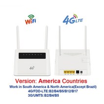D921 무선 CPE Lte 모뎀 4G WI FI 라우터 Sim 카드 슬롯 RJ45 Lan 포트 지원 WPS 리피터 네트워크 어댑터 32 Wifi 사용자, 03 America Version_02 미국 플러그