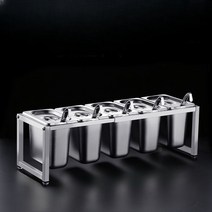 업소용 양념통 조리대 사각 반찬통 조미료 스텐 선반, 11호(스펙 사진 참조)