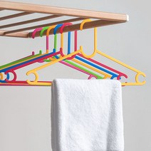 플라스틱 옷걸이 다용도 셔츠 속옷 걸이 정리대 50P 딜라이트옷걸이 5P 10개