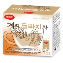 가래에좋은차 기관지에좋은차 기침에좋은차 서지연 계피도라지차 15포(가루차) / 3년근 약도라지