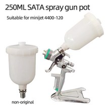 자동 뿌리고 페인트스프레이 건 오리지널 SATA 4400 소형 수리 냄비 액세서리, 1.1PCS