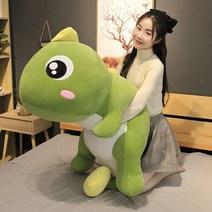 공룡 뽀글이 빅 사이즈 슈퍼 소프트 인형 선물 모찌 공룡 생일선물 강아지인형 인형 캐릭터 쿠션, 옵션01, 1미터
