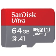 샌디스크 울트라 Micro SD 메모리카드 SDSQUAR-064GB, 64GB