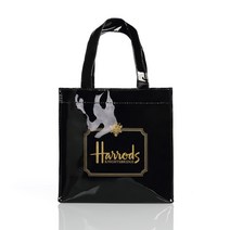 여성 Harrods pvc 스트라이프 에코백 대용량 방수팩 데일리백