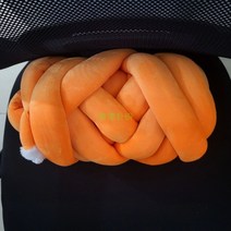 루피 망고 자이언트 빅얀 실 굵은 방석 가방 패브릭 만들기 점보얀 뜨개 털 실 핸드니팅, 5cm3.5m진오렌지, 1개