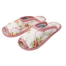 주방실내화 꽃무늬 퀄팅 럭셔리 여성 거실화 룸슈즈 집슬리퍼 미용실슬리퍼, 앨리스핑크