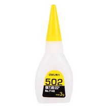 15g 슈퍼 빠른 건조 액체 접착제 502 본드 가죽 고무 나무 금속 홈 오피스 공급 수리 신발 네일 젤 도구 델, 04 Deli 3g-502 glue