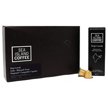 씨 아일랜드 커피 코피 루왁 네스프레소 호환 캡슐 60캡슐 사향 고양이 Sea Island Coffee Nespresso Kopi, 1t