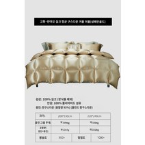 bbmarket 오리털이불 구스다운 거위털 호텔침구 홈 텍스타일 이불 봄과 가을 퀼트 코어 헝가리 수입 95 흰 거위 겨울 퀼트 두꺼운 따뜻한 거위 퀼트, 220cm×240cm, I.겨울이불 95 폴리쉬 화이트 구스다운  럭셔리 뽕나