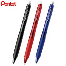 펜텔 비쿠냐 X 유성볼펜 0.5 0.7 BX105 BX107, 0.5-레드