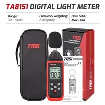 디지털 수평계 TASI TA651B 디지털 사운드 레벨 미터 로거 30130dB 오디오 소음 측정기 db 마이크 감지기, 08 TA8151