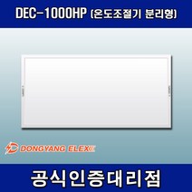 동양일렉스 원적외선 복사난방패널 조절기분리형 DEC-1000HP, 조절기 미포함