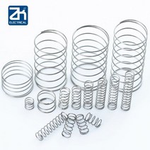 용수철스프링 스테인레스 스틸 압축 스프링 304 SUS 와이어 직경 1.0mm Y형 로터 리턴 10 개326335, 15mm, 60mm