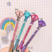 보석볼펜 답례품 트윙클 예쁜볼펜 다이아몬드 쉬이프트, 핫핑크