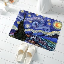 폴라도레 소프트 규조토 발매트 욕실 주방 매트 화장실 부엌 러그, 28-별이빛나는밤[45x60cm]