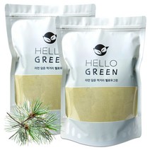헬로우그린 국산 솔잎 분말 가루 600g(팩), 600g(팩) 2개