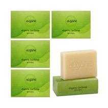 엘가닉 (캔비누 5개) 세트 - 암환자 사용가능 후코이단 함유 순한 올인원 비누, 쇼핑백 X, 홀더 O