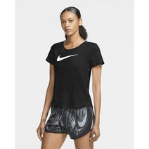 나이키 여성 기능성 루나 빅로고 반팔티셔츠