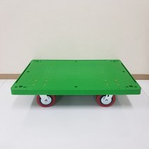 대신캐스타 DL-03 달리 운반대차 920*610 (대) PVC바퀴 카트 접이식대차 사각대차 녹색대차 이사, 1개