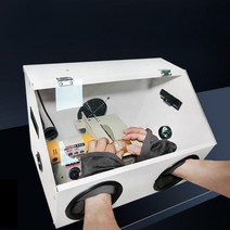 건담 스프레이 도색부스 도장 작업대 프라모델 피규어, 소형 방진 상자 - 팬 없음