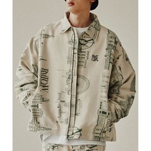 로맨틱 스트릿 자카드 자켓_오트밀